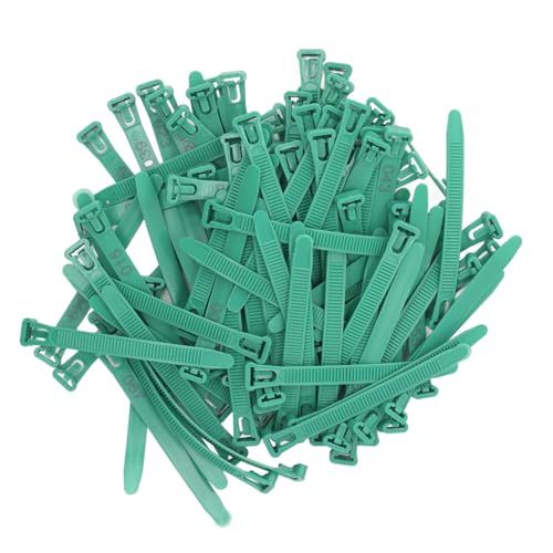 Chicken Leg Rings 1-100 Numbered | Reusable Poultry Identification Leg Bands for Ducks/Chicks/Pigeons/Goose | Sturdy PP Material Easy to Apply and Take Off (Green) - color: Green