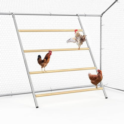 Chicken Coop Roosting Perch,Perfect for Backyard Poultry,Chicken Perch Essentials,Easy to Assemble&Clean,Farm Chicken Toys (56'' H x 41'' W)-2 pcs - size: 56" L*41" W-2pcs
