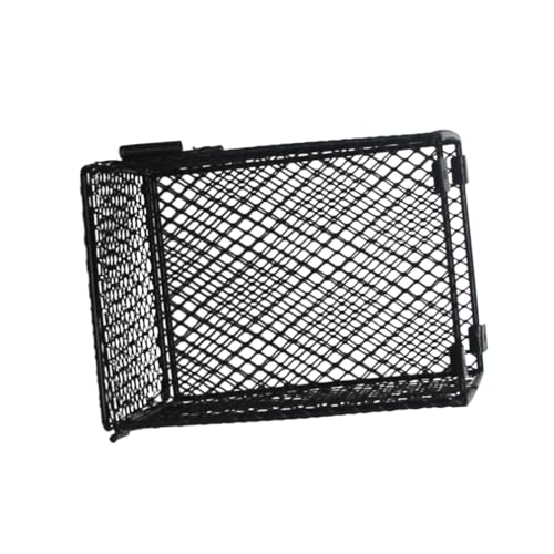 Square Shape Scalding Lampshade for Reptiles Poultry Sturdy Iron Material Easy Install Protects Lights