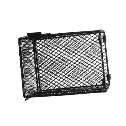 Square Shape Scalding Lampshade for Reptiles Poultry Sturdy Iron Material Easy Install Protects Lights