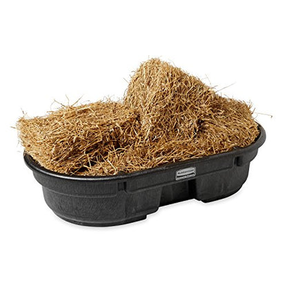 Rubbermaid Commercial Products Stock Tank, 50-Gallons, Structural Foam, Heavy Duty Container, for Livestock/Animal/Cattle Feed & Water, Outdoor Homemade Pool/Hot Tub/Bathtub, & Pet Cleaning/Dog Wash