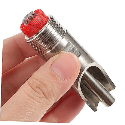Happyyami 10pcs Automatic Stainless Steel Pig Waterer Drinking Tools Efficient Livestock Water Supply System Nipple Drinker for Pigs Cattle Sheep Leak-Resistant Design