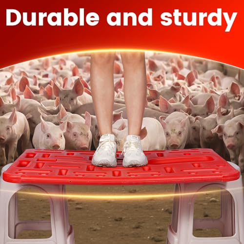 New Livestock Sorting Panel with Livestock Sorting Paddle, Animal Guide Board, Sturdy and Lightweight, Sorting Paddle and Panel for Pig Hog Cattle Cow Sheep Goat, 38x30x1.3"
