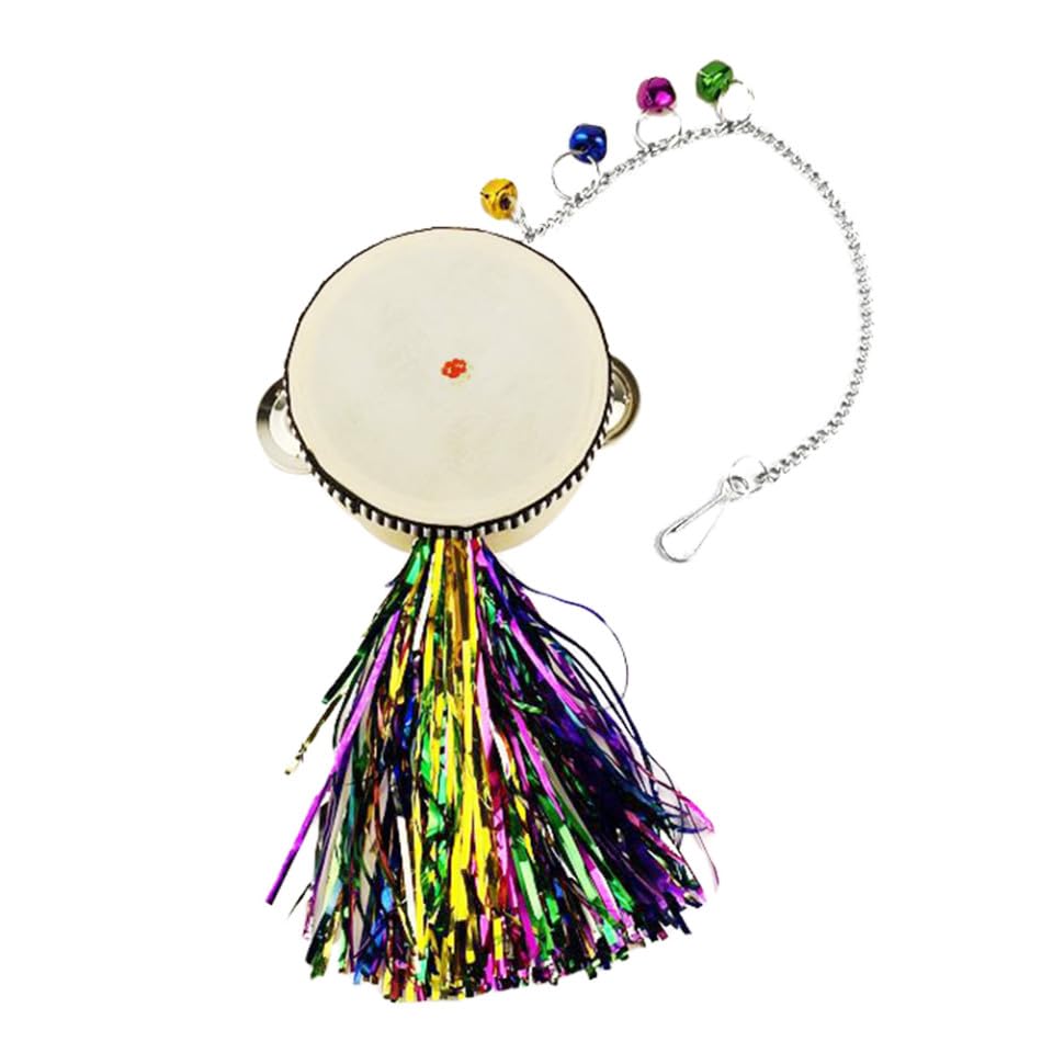 MERRYHAPY Funny Pet Chicken Toy Mirror and Pendant Coop Hen Plaything for Physical Activity