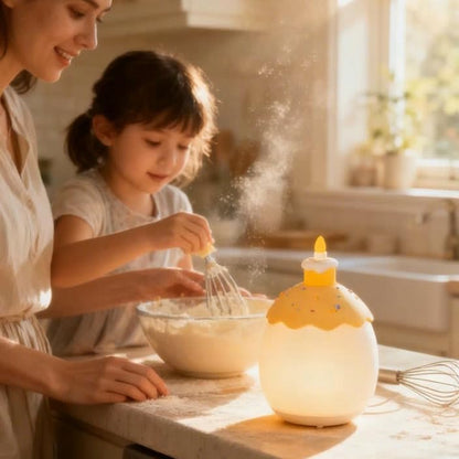 Silicone Night Light for Kids, Egg Baby Nursery Night Lamp with 3-Level Dimming & 30-Min Timer, Portable nightlight for Kids Bedroom,Birthday Cake-Shaped Night Light - color: White-Birthday Cake