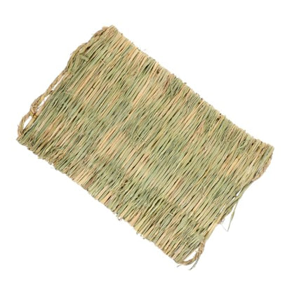Yardwe Hen Nesting Pad Durable Straw Mat for Chicken Coop Washable Nest Box Liner for Egg Laying for Chickens Rabbits and Pets