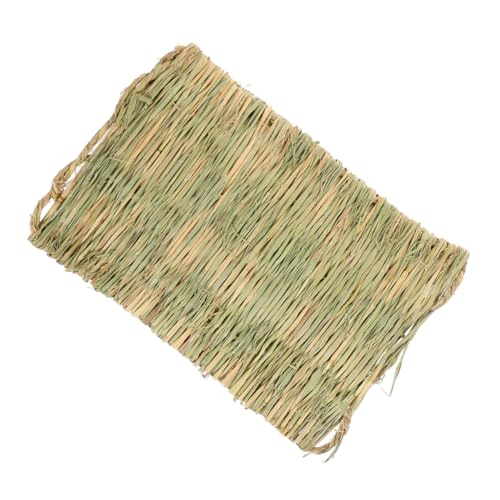 Yardwe Hen Nesting Pad Durable Straw Mat for Chicken Coop Washable Nest Box Liner for Egg Laying for Chickens Rabbits and Pets