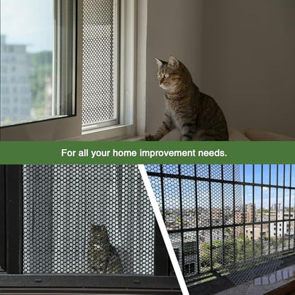 Plastic Wire Mesh Fence 16IN x 10FT, Black Plastic Net, Suitable for Poultry, Dogs, Rabbits, Snakes, Garden Barrier, Balcony Pet Fence, Chicken Fence - color: Black, size: 16IN x 10FT
