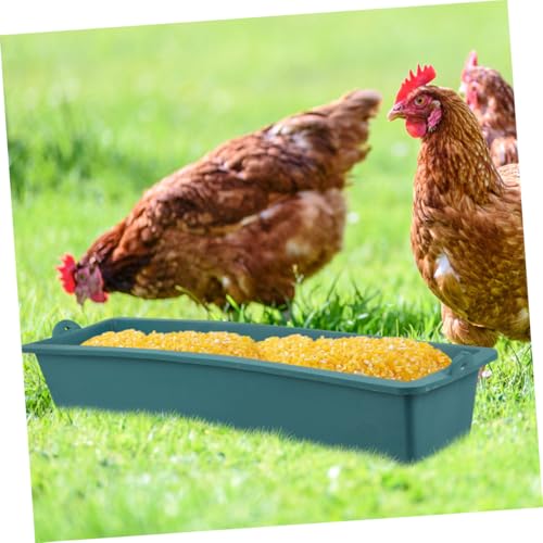 2pcs Robust Plastic Livestock Feeder Automatic Chicken Feeder for Chickens Ducks Pigs Cows Sheep