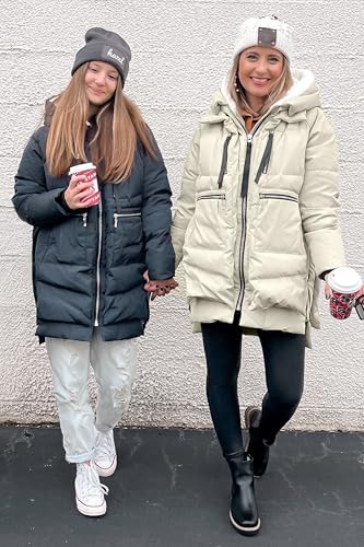 Orolay Women's Thickened Down Jacket - color: Navy, size: 5X-Large