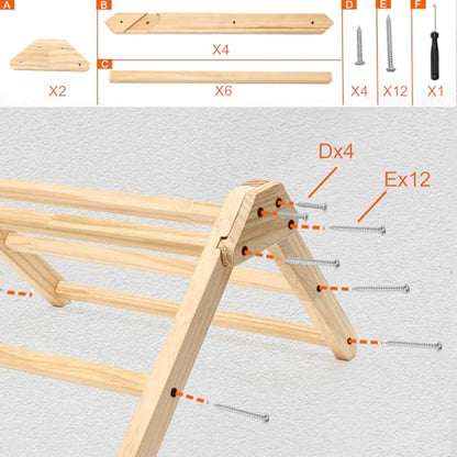 3PCS Chicken Coop Toys Set - Chicken Perch & Chicken Swing，Natural Wood Chicken Coop Accessories for Hens Poultry Rooster Bird Parrot