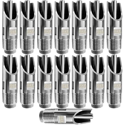 Pig Nipple Waterer 304 Stainless Steel 1/2" NPT Thread Automatic Pig Nipple Drinker for Sows Piglets Drinking 15PCS