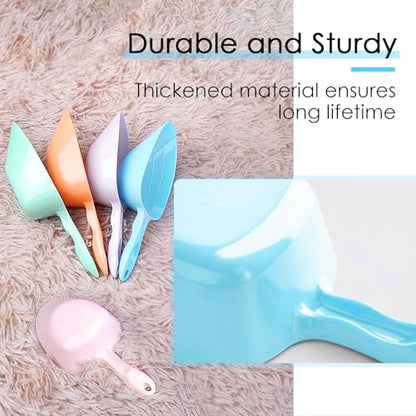 1-Cup Melamine Pet Food Scoop — Precise Feeding & Weight-Management Measuring Scoop for Dogs & Cats, BPA-Free, Durable, Dishwasher-Safe (Baby Blue) - color: Blue