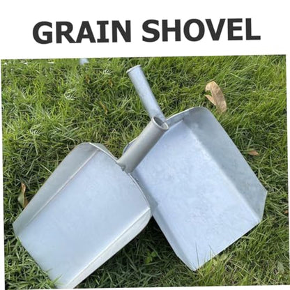 Thickened Flat Bottom Scoop Large Flour Scoop for Livestock Measurements