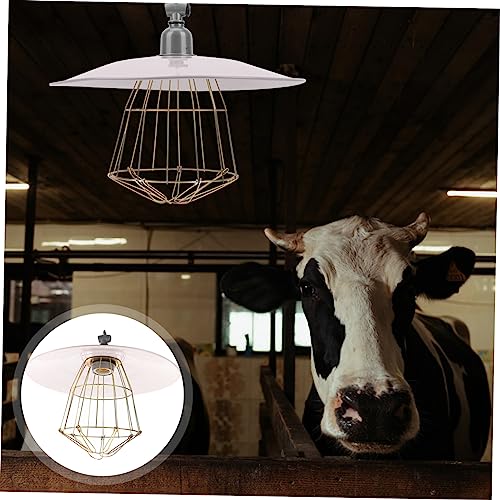 DOITOOL Insulation Lampshade Heat Lamp Reptile Dome Lamp Reptisoil Livestock Breeding Lamp Pet Grille