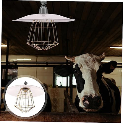 DOITOOL Insulation Lampshade Heat Lamp Reptile Dome Lamp Reptisoil Livestock Breeding Lamp Pet Grille