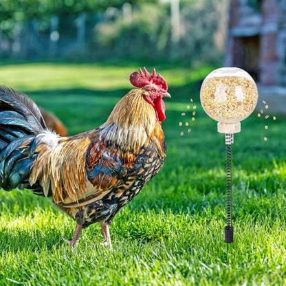 CYG&CL 2 Pack Chicken Peck Toy, Chick Slow Feeder Ball & Enrichment Toy, Boredom Toys for Your Flock, Chicken Coop Toys for Hens Birds