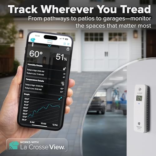 Temp Tracker Wi-Fi Alert System 3 Pack with The Bridge Gateway and 3 Indoor Outdoor Temperature and Humidity Sensors - size: Large