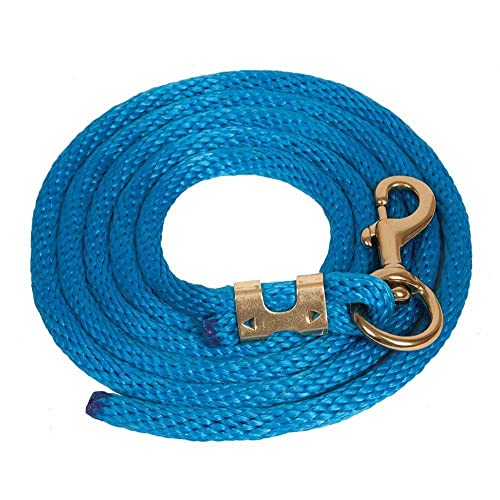 Mustang Poly Lead Rope 9ft. with Bolt Snap - color: Solid Grey