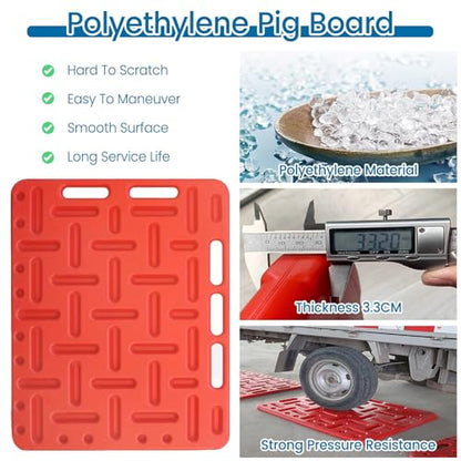 Multi-Species Livestock Show Panel, 3-in-1 Hog, Sheep & Goat Sorting Board for Farm and Fair Use, Textured Surface for Positive Grip in Muddy Conditions - size: 38 3/16" x 29 7/8"