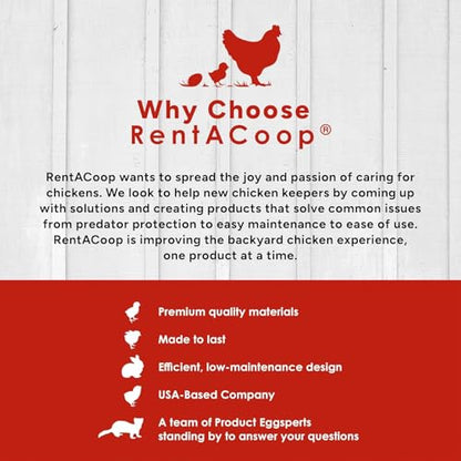 RAC Paws by RentACoop 5 lb. Metal Rabbit Feeder, Gravity Food Dispenser with Magnetized Lid, Indoor and Outdoor Feeder for Rabbits, Guinea Pigs, Ferrets & Small Animals