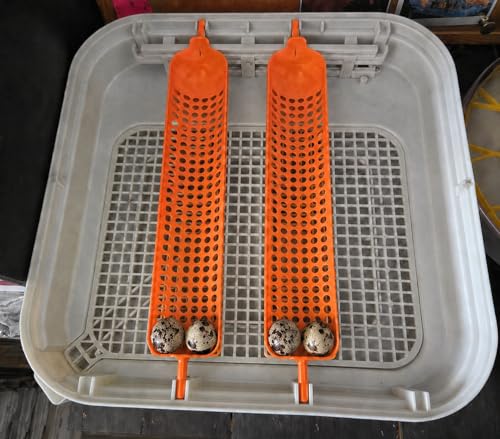Egg Basket for Maticoopx 30 & Kufika 24 Incubator, 3D Printed Hatching Basket Replacement, Durable Egg Holder Tray for Chicken, Quail & Poultry Incubation (Orange, Small) - color: Orange, size: small