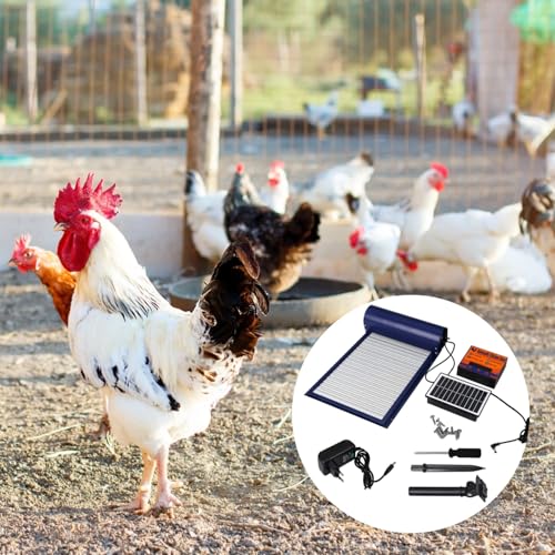 Solar-Powered Automatic Chicken Coop Door with Remote Control and Timer, Waterproof Ip65, Aluminum Alloy Design for Cats, Dogs, and Poultry