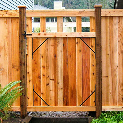 Anti Sag Gate Kit Heavy Duty No Sag Kit for Wooden Gate Fence with a Gate Latch - style: No Sag Kit A