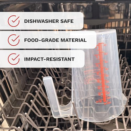 The Harvest Company 5000ml Calibrated Measuring Cup, Milliliters and Ounces, Clear Plastic with Spout for Mixing and Measuring Fertilizers, Pesticides and More - size: 5000ml