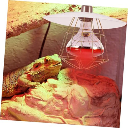 Abaodam Metal Heat Lamp Guard for Chicken Coop Durable Heating Lampshade for Livestock Shade for Farms Versatile Heating for Chickens