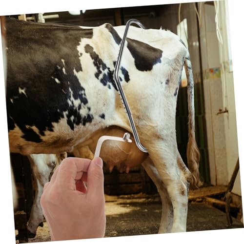 10pcs Cows Spring Clips Tool Dairy Kick-Stop Rod Shrapnel Device for Livestock Stick Management