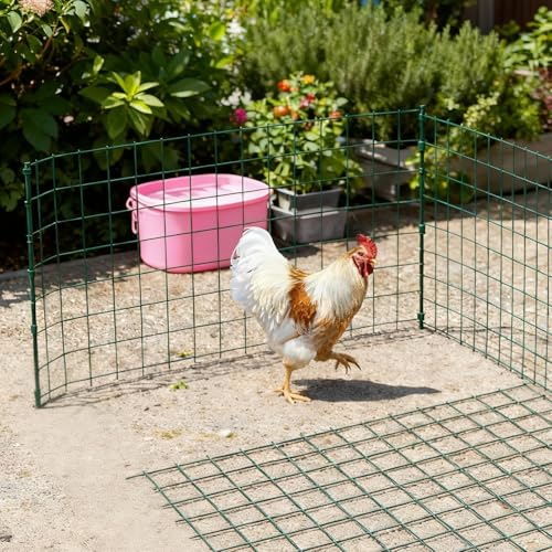Wire Mesh Roll for Poultry Cages 36IN x50FT- Heavy Duty Fencing Net for Farm Garden Animal Plant Protection, Chicken Wire Fence, Easy to Install Fencing for Rabbits, Birds, Vegetables (Green) - color: Green