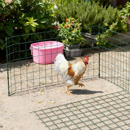 Wire Mesh Roll for Poultry Cages 36IN x50FT- Heavy Duty Fencing Net for Farm Garden Animal Plant Protection, Chicken Wire Fence, Easy to Install Fencing for Rabbits, Birds, Vegetables (Green) - color: Green