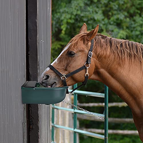 GOTOTOP Automatic Water Trough 4L Automatic Water Bowl Drinking Bowl Valve Water Trough Livestock Drinking Bowl for Horse Cattle Sheep Goat Cow 10.4 x 11.0inch
