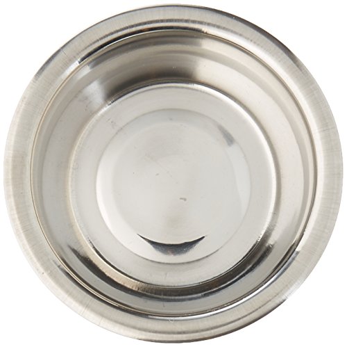 Loving Pets Standard Stainless Dish, Dog Bowl, 1/2 Pint - color: Stainless, size: Half Pint