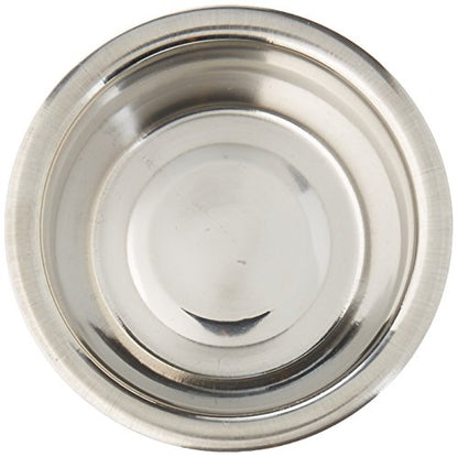Loving Pets Standard Stainless Dish, Dog Bowl, 1/2 Pint - color: Stainless, size: Half Pint