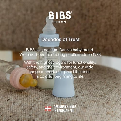 BIBS Bottle Nipple 2-Pack. Anti-Colic. Extra Nipples for BIBS Baby Bottles. Round Nipple. - Silicone, Fast Flow - color: Fast Flow | Silicone