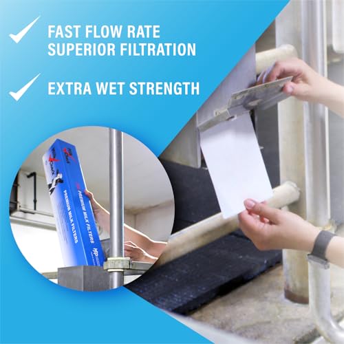 Milk Check 4 7/8 x 33 1/2" Milk Filter Sock (600 Filters) - Fast Flow - High Wet Strength.