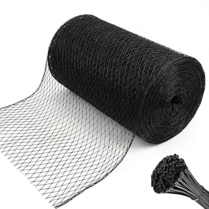Bird Netting，10 x 10 FT Garden Netting Bird Net for Chicken Coop, Poultry Netting Fence for Fruit Trees, Plants and Vegetables Against Birds, Deer, Squirrels and Other Animals - size: 10 x 10 FT
