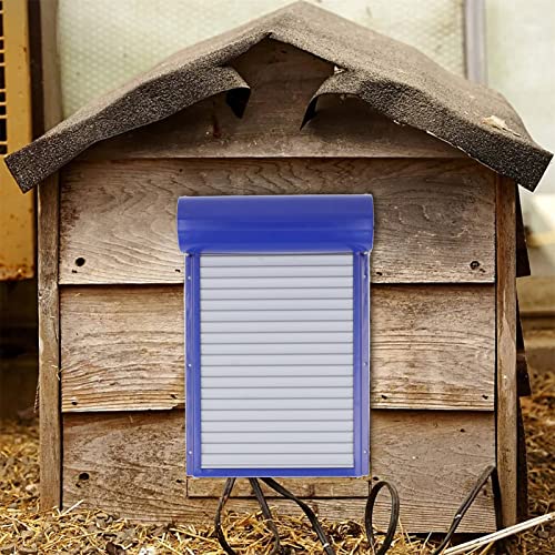 Automatic Chicken Coop Door, Automatic Chicken Coop Door Solar Powered, with Time Setting Rolling Curtain Chicken Door Opener for Duck Goose