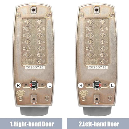 Mechanical Door Lock, Mechanical Push Button Lever Lock, Keyless Entry Commercial & Residential, Water-Proof Zinc Alloy, Easy to Install, for Garden, Yard, Garage