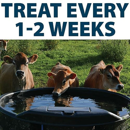 Airmax Stock Tank Defense, Livestock Water Trough Cleaner, Clean Drinking Tanks for Horse, Cattle, Goat & Chicken, Safe & Easy-to-Use Cleaning Tablet Treatment for Farming & Agricultural Use, 6 Tabs - size: 6 Tablets