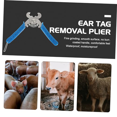BESPORTBLE Elegant Design Ear Tag Pliers for Pigs Sheep Cattle Auto-springback Lightweight
