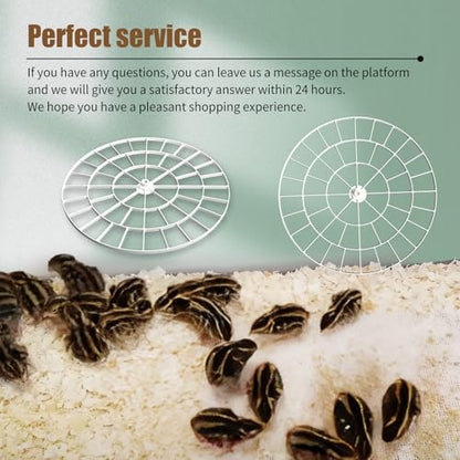 48 Slot Small Egg Turner Trays Compatible with Nurture Right 360 Incubator Turner Tray for Small (Quail/Bird), Egg Rotating Tray -Egg Turning Rack Easy Use