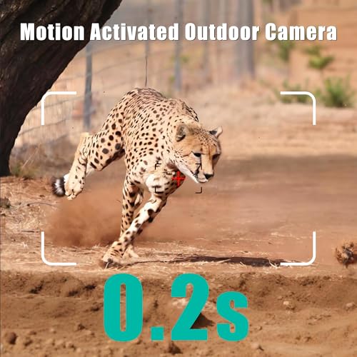 2025 Upgraded Game Camera with Built-in ESIM Card,Solar Powered Trail Cam with Night Vision Motion Activated Waterproof, 2K HD Live Feed Trailcam, Wildlife Camera, Deer Camera - color: A30