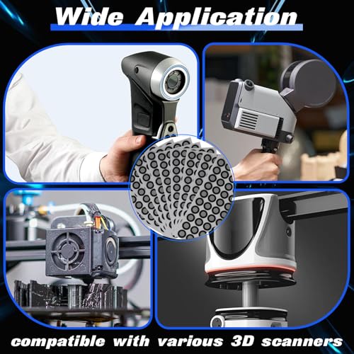 1548 Pcs 3D Scanning Marker for 3D Scanners - High Reflective Marking Points and Positioning Dots, 1100 + 448 PCS Stickers for Enhanced 3D Scan Precision (6mm & 3mm) - size: 30 Pcs 6mm&3MM