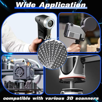 1548 Pcs 3D Scanning Marker for 3D Scanners - High Reflective Marking Points and Positioning Dots, 1100 + 448 PCS Stickers for Enhanced 3D Scan Precision (6mm & 3mm) - size: 30 Pcs 6mm&3MM