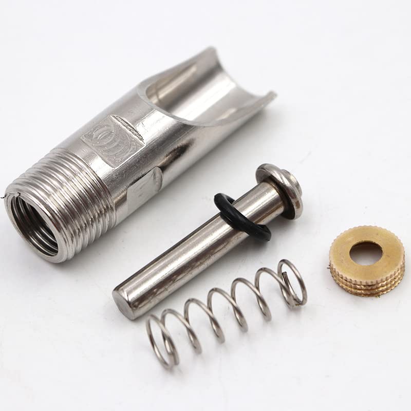 Stainless Steel Pig Nipple Drinker Waterer 1/2“ NPT Thread Water Feeder Automatic for Piglets Sows Drinking (Pack of 15)