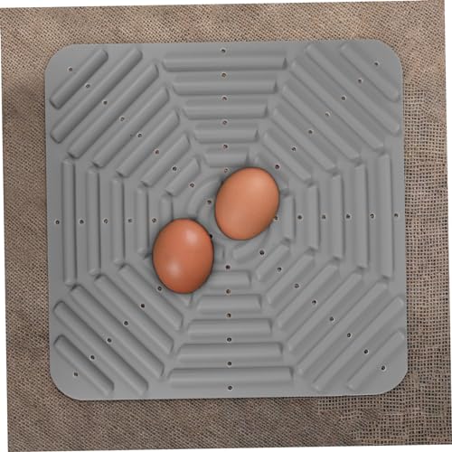 Kisangel Nesting Box Pads for Chickens Chicken Coop Bedding Silicone Laying Pad Non-Slip Easy to Clean - color: Gray