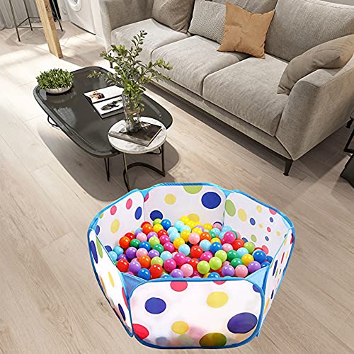 Tfwadmx Portable Small Animal Playpen, Hexagonal, Darkblue, Breathable, Pop-up, 39.4 x 39.4 x 15 Inches, Suitable for Hamster, Gerbil, Chinchilla, Hedgehog, Guinea Pig - color: Darkblue